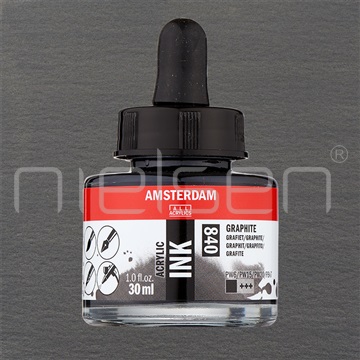 Acrylic-ink Amsterdam 30 ml - Graphite
