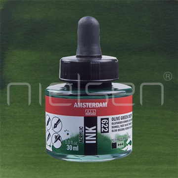 Acrylic-ink Amsterdam 30 ml - Olive green dp