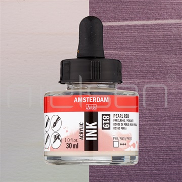 Acrylic-ink Amsterdam 30 ml - Pearl Red
