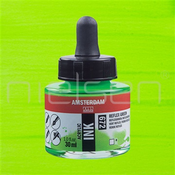Acrylic-ink Amsterdam 30 ml - Reflex green