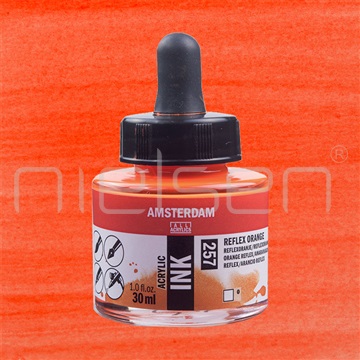 Acrylic-ink Amsterdam 30 ml - Reflex orange