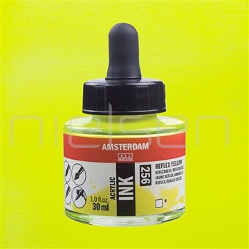 Acrylic-ink Amsterdam 30 ml - Reflex yellow