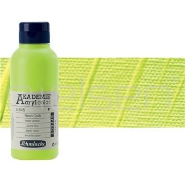 acryl Akademie 250 ml - neon yellow