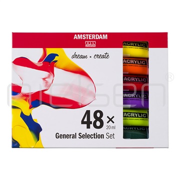 Set akryl Amsterdam 48 x 20 ml