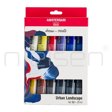Set akryl Amsterdam 12 x 20 ml Urban Landscape