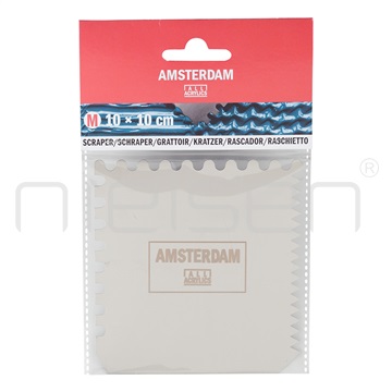 Amsterdam akryl kovová škrabka 10x10 cm
