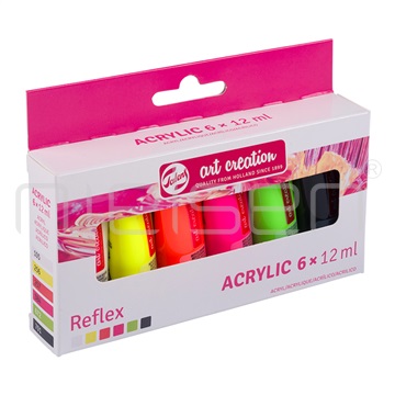 set akryl ArtCreation 6 x 12 ml Reflex