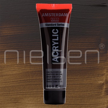 acryl Amsterdam 20 ml - Vandyke brown