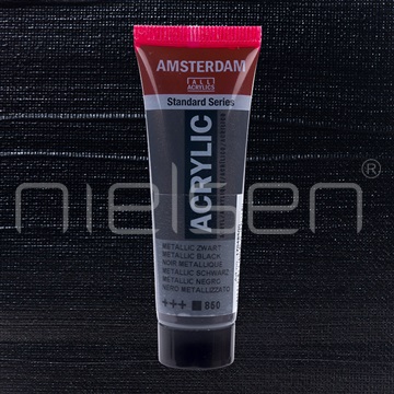 acryl Amsterdam 20 ml - Metallic Black