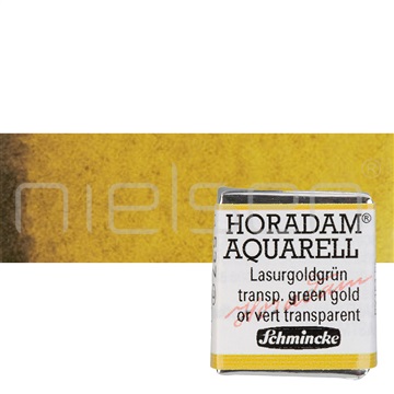 akv. HORADAM 1/2 pánvička -Ttransparent green gold