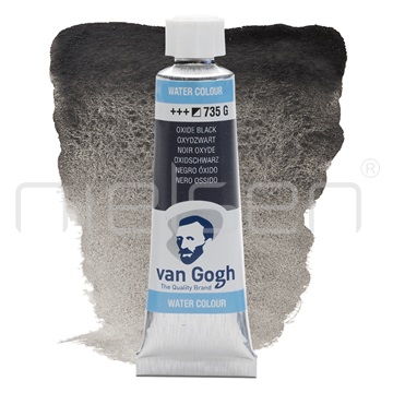 akvarel van GOGH 10 ml - Oxide black