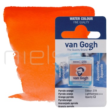 akvarel van GOGH pánvička - Pyrrole orange