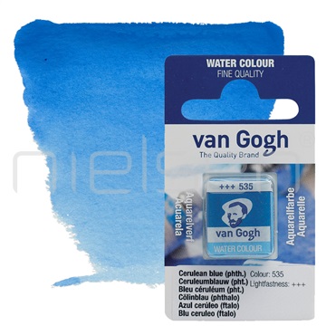 akvarel van GOGH pánvička - Cerulean blue