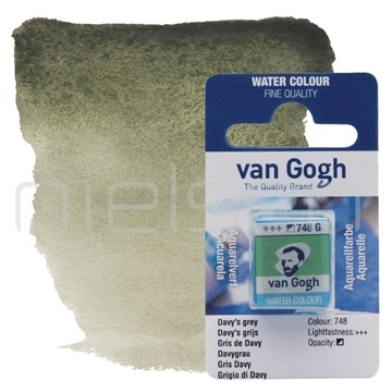 akvarel van GOGH pánvička - Davy´s grey