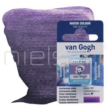 akvarel van GOGH pánvička - Interference violet