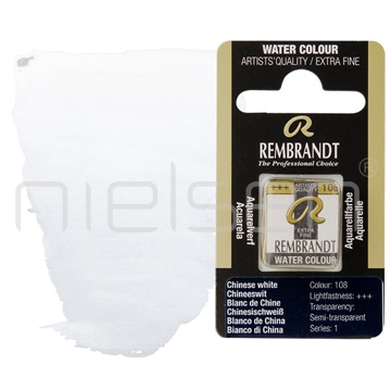 akvarel Rembrandt pánvička - Chinese white