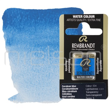 akvarel Rembrandt pánvička - Cerulean blue