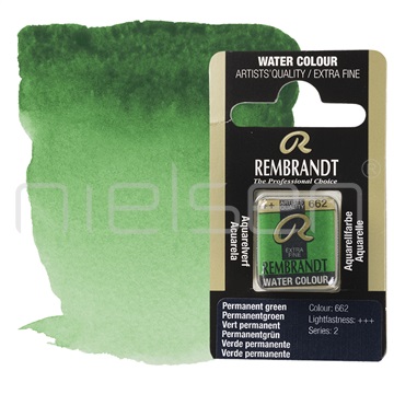 akvarel Rembrandt pánvička - Permanent green