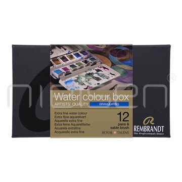 akvarel REMBRANDT set 12x pánvička - granulating