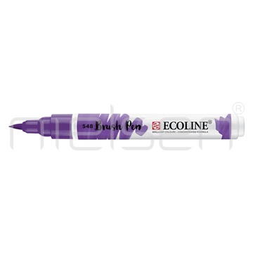 akvarel Ecoline brushpen - Blue violet