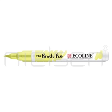 akvarel Ecoline brushpen - Pastel yellow