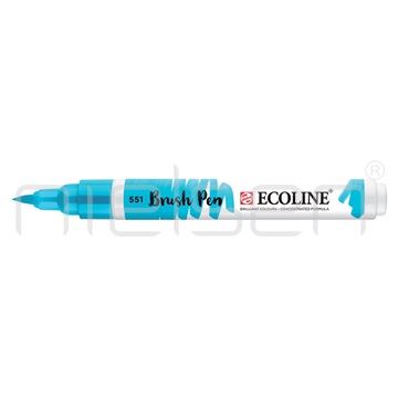akvarel Ecoline brushpen - Sky blue light