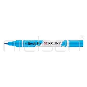 akvarel Ecoline brushpen - Sky blue cyan