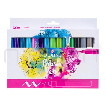 akvarel Ecoline brushpen set 30 ks