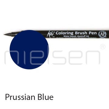 akvarel Sakura KOI brushpen - Prussian blue
