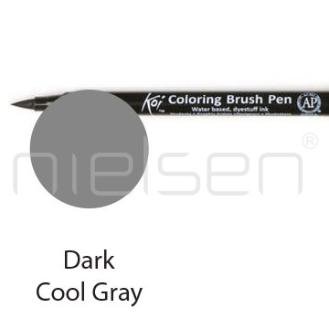 akvarel Sakura KOI brushpen - Dark cool gray