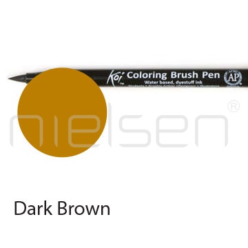 akvarel Sakura KOI brushpen - Dark brown