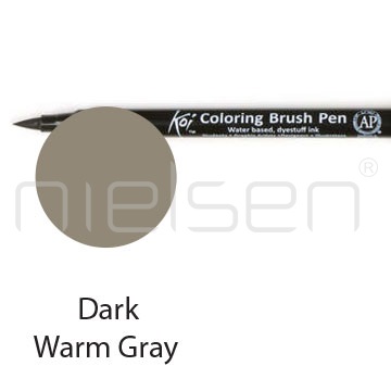 akvarel Sakura KOI brushpen - Dark warm gray