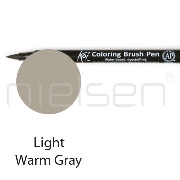 akvarel Sakura KOI brushpen - Warm grey