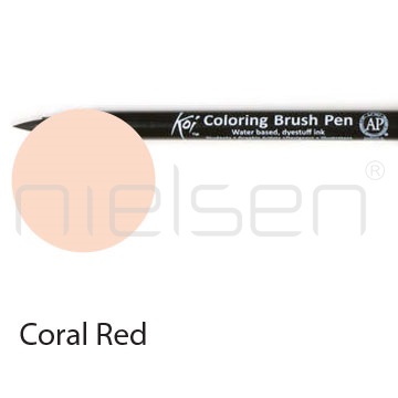 akvarel Sakura KOI brushpen - Coral red