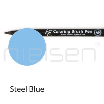akvarel Sakura KOI brushpen - Steel blue