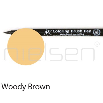 akvarel Sakura KOI brushpen - Woody brown