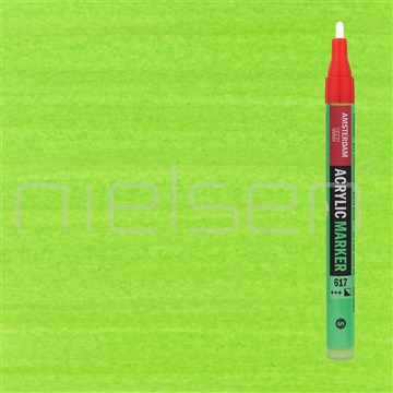 AMSTERDAM marker S 2mm - Yellow green