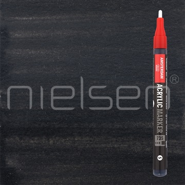 AMSTERDAM marker S 2mm - Oxide black