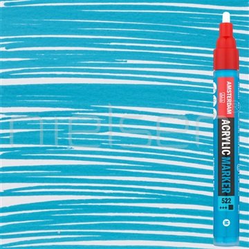 AMSTERDAM marker M 4mm - Turquoise blue