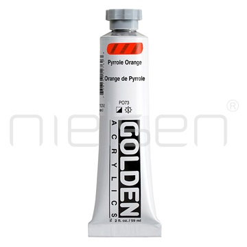 Akryl Golden HEAVY BODY - Pyrrole Orange, 59ml