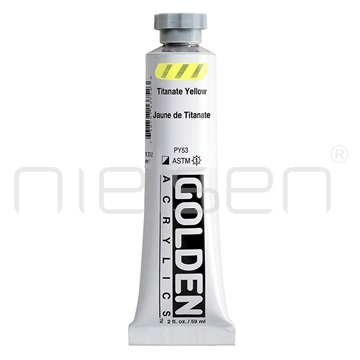 Akryl Golden HEAVY BODY - Titanate Yellow, 59ml