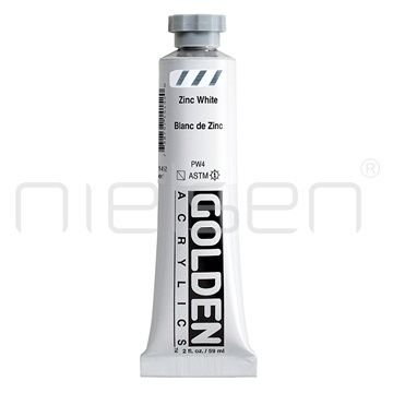 Akryl Golden HEAVY BODY - Zinc White, 59ml