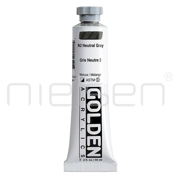 Akryl Golden HEAVY BODY - N2 Neutral Gray, 59ml