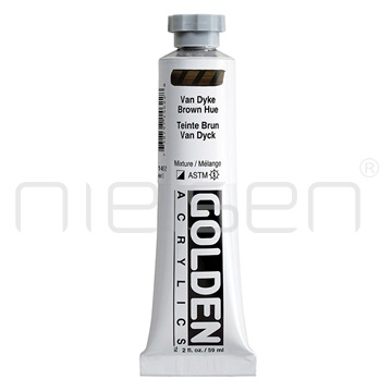 Akryl Golden HEAVY BODY - Van Dyke Brown Hue, 59ml