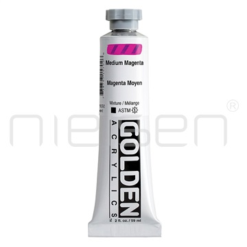 Akryl Golden HEAVY BODY - Medium Magenta, 59ml