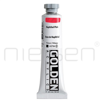 Akryl Golden HEAVY BODY - Naphthol Pink, 59ml