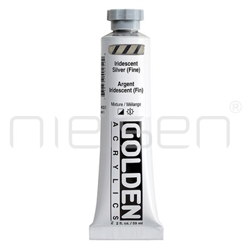 Akryl Golden HEAVY BODY - Iridescent Silver, 59ml