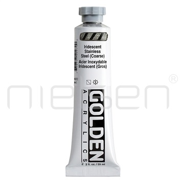 Akryl Golden HEAVY BODY - StainlessSteel Coarse