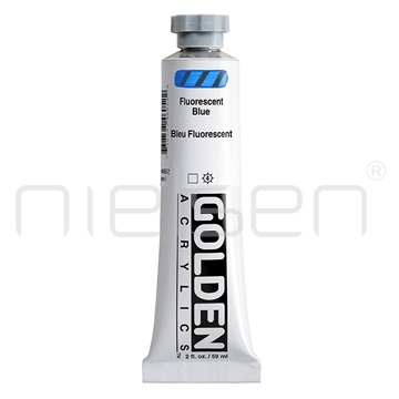 Akryl Golden HEAVY BODY - Fluorescent Blue,59ml