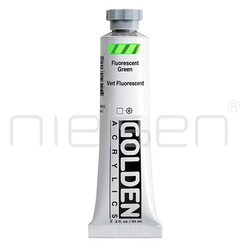 Akryl Golden HEAVY BODY - Fluorescent Green,59ml